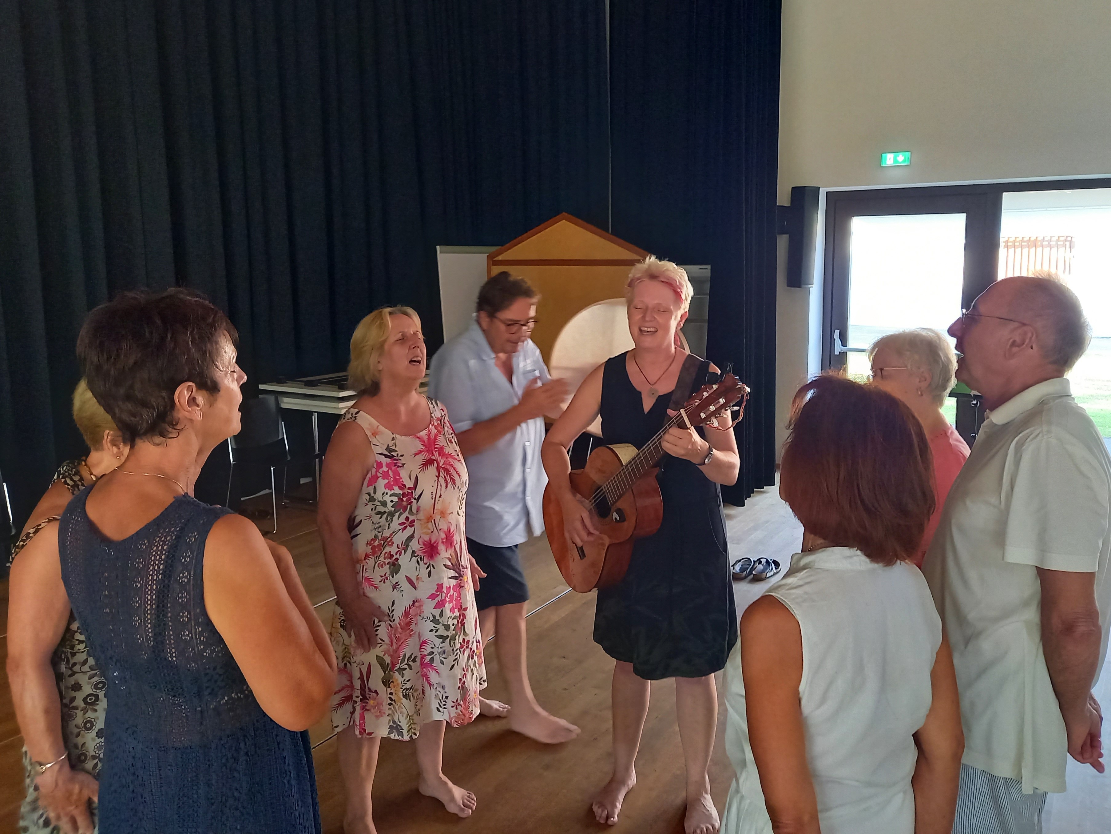 Ganz einlassen und present sein